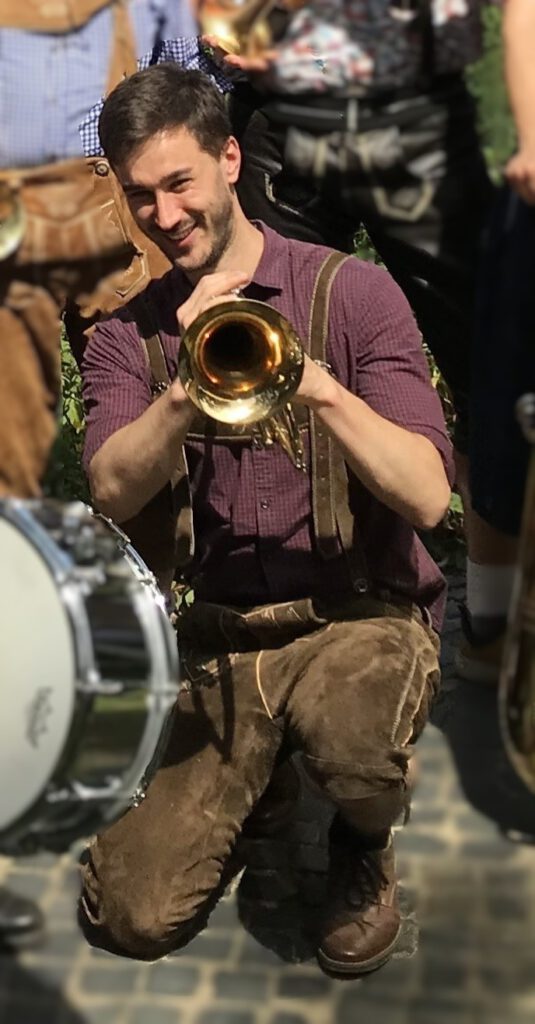 Hannes Hubrich am Flügelhorn